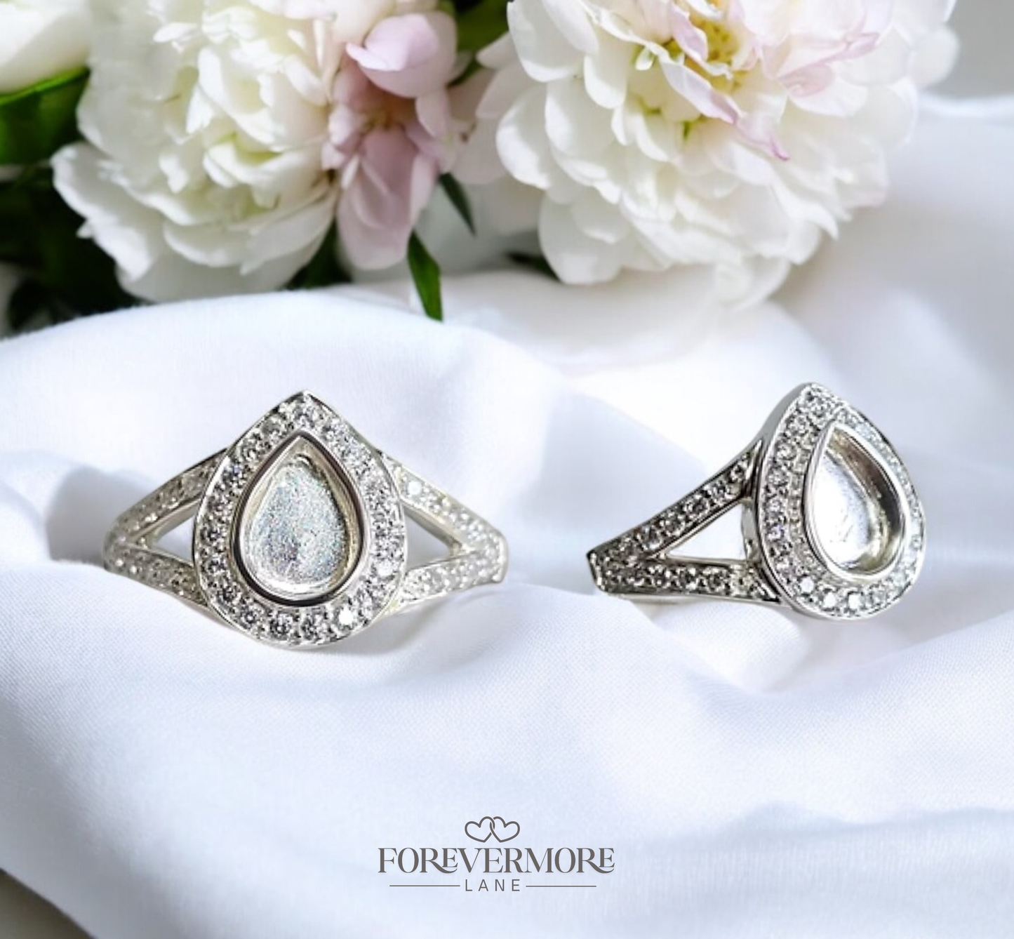 Sophie Split Shank Pear Ring