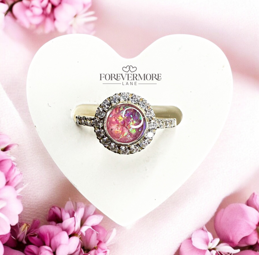 Ruby Halo Ring