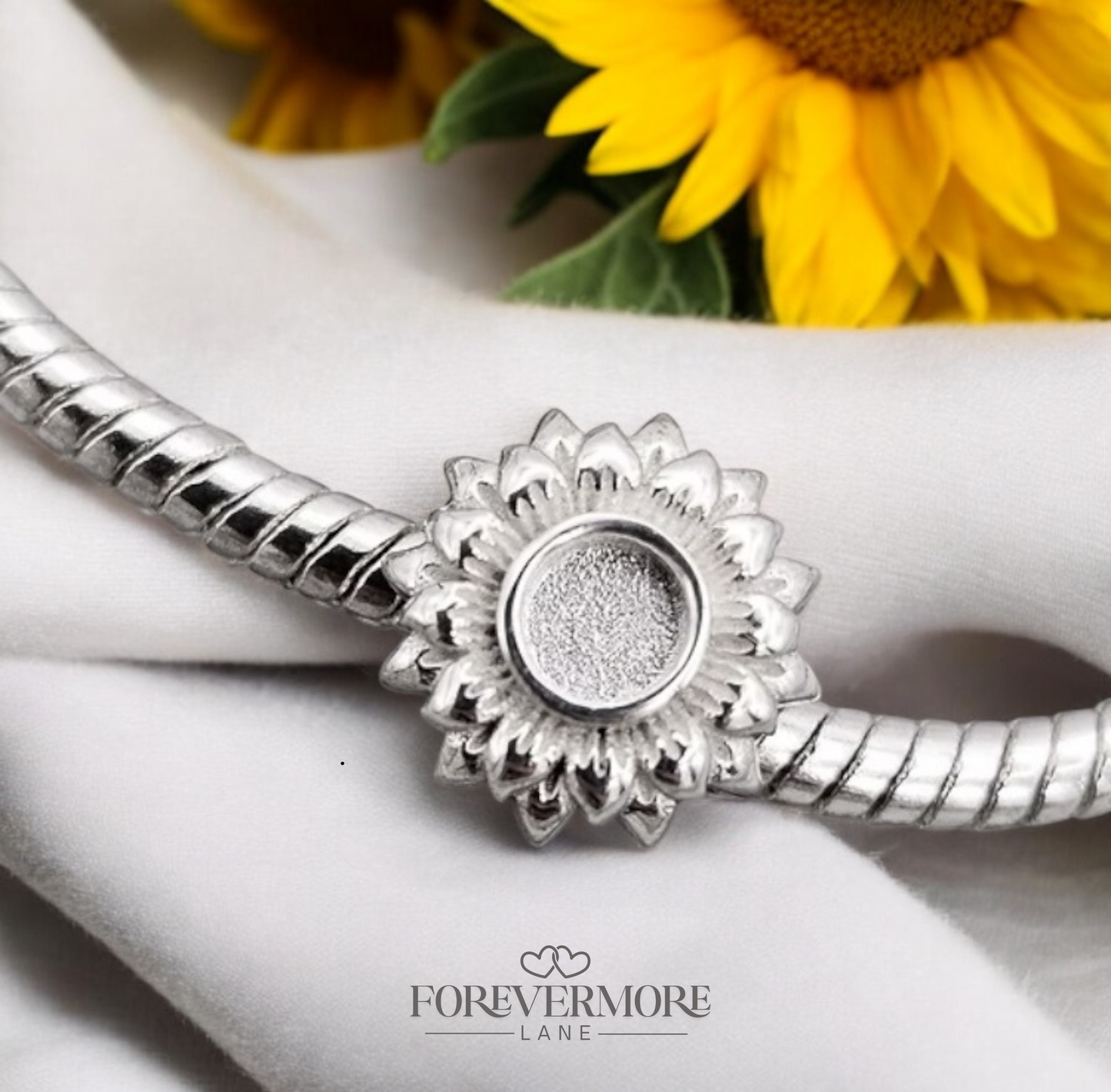 Saige sunflower charm