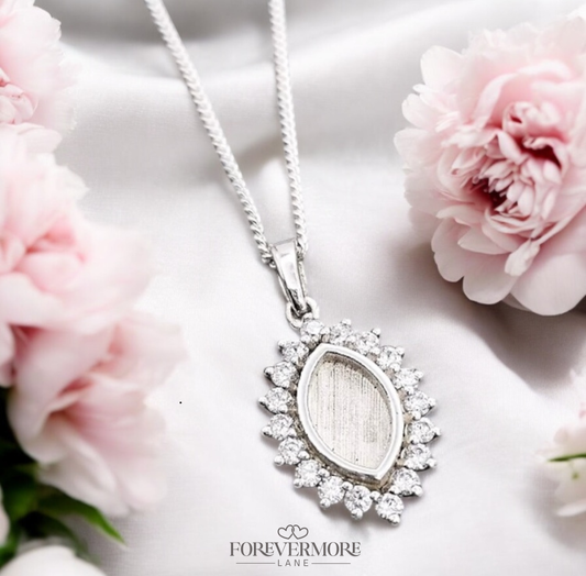Daisy Marquise Pendant