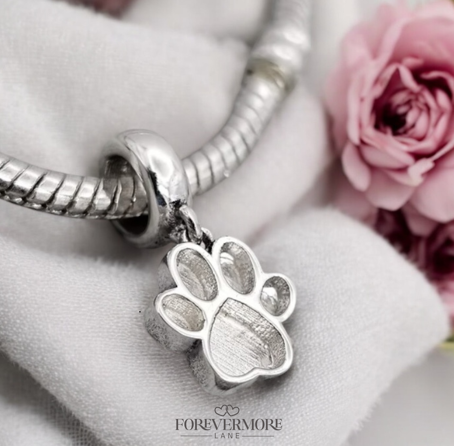 Juniper Paw Print Charm