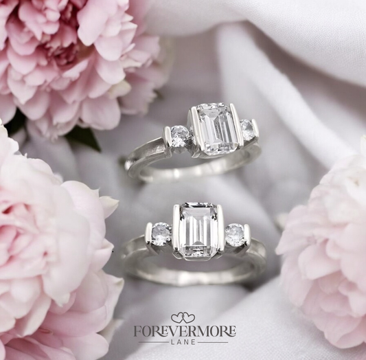 Elsie Emerald Cut Ring