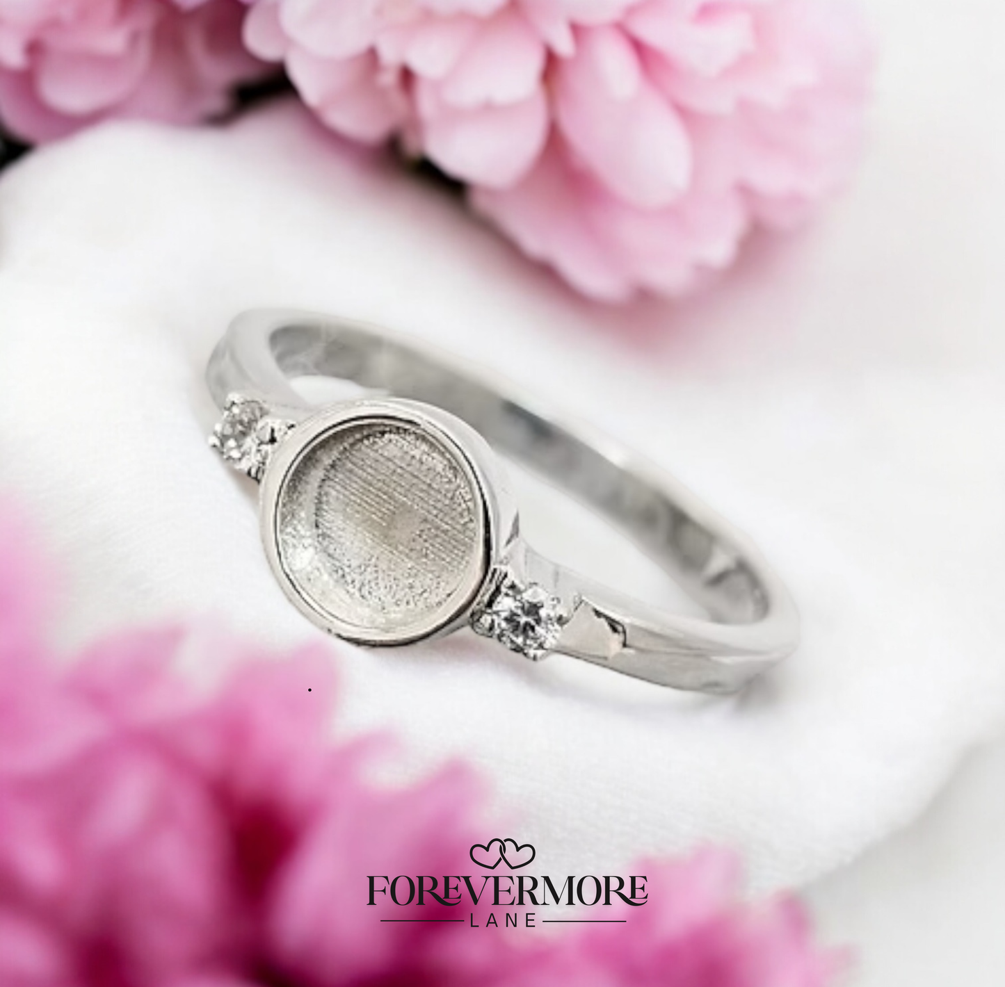 Lana Round Double CZ Ring