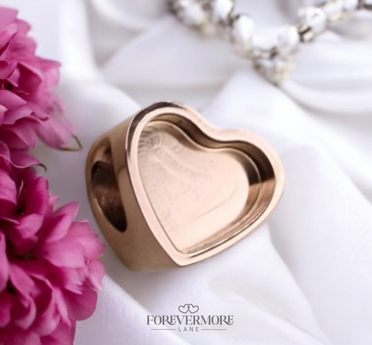 Emma Heart Charm (Stainless Steel)