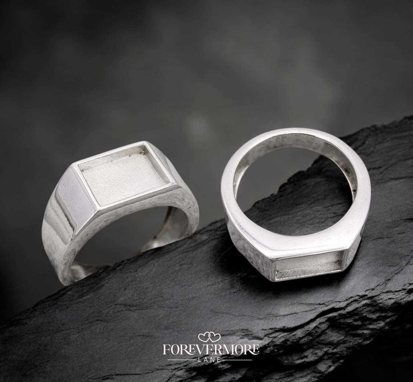 Rocko Mens Silver Ring