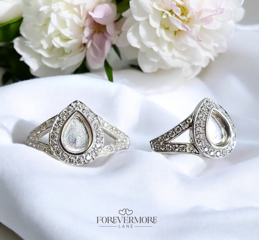 Sophie Split Shank Pear Ring