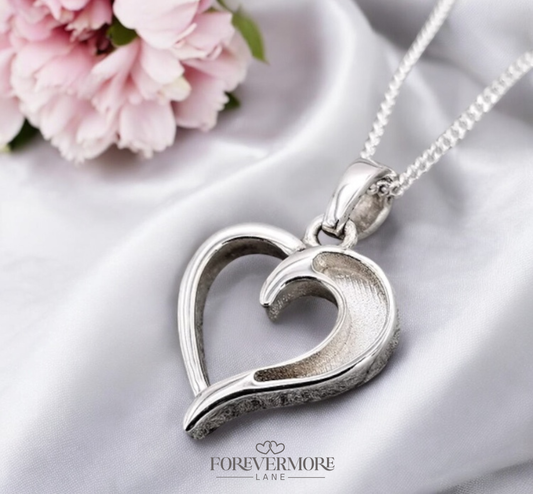 Bailey Hollow Heart Pendant
